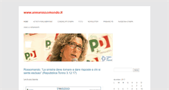 Desktop Screenshot of annarossomando.it